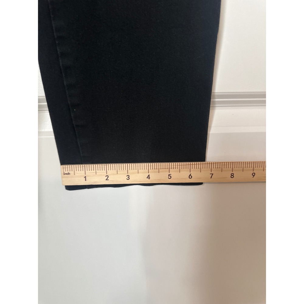 Old Navy Maternity Pixie Straight Side Panel Black Pants Trousers Workwear - Picture 6 of 9